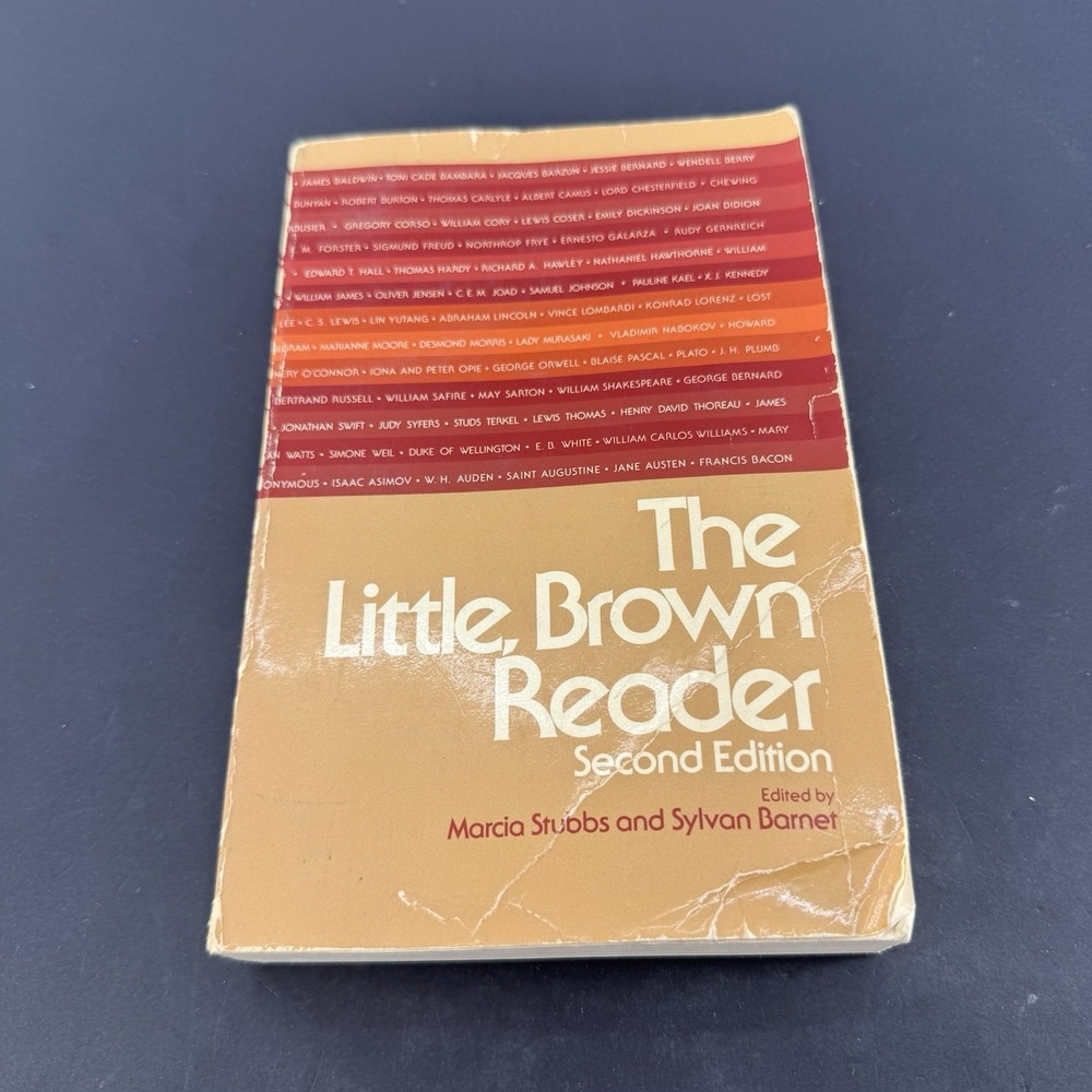 The Little Brown Reader 2nd Edition Stubbs Barnet 1980 Vintage Anthology Essays